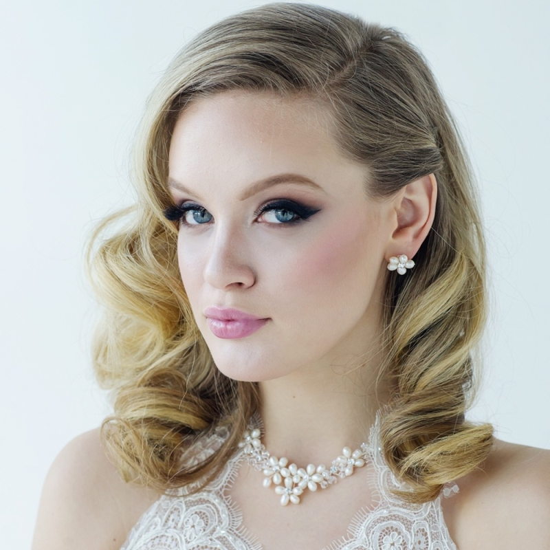 Enchanting FreshwaterPearl Necklace Set - SASSB - NK7a
