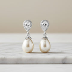 Cubic Zirconia Collection - Precious Shimmer Earrings - ER325