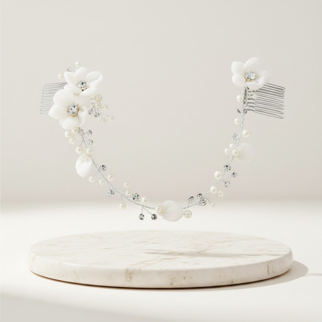 ANAIS Bohemian Chic Headpiece HP7- SILVER - SASSB