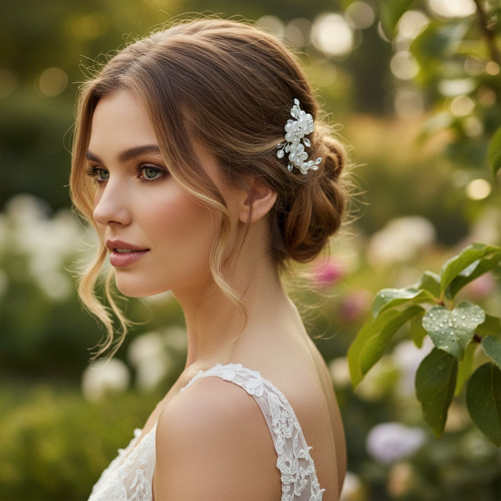 Evelina - Floral Treasure Hair Comb - HC23 SASSB
