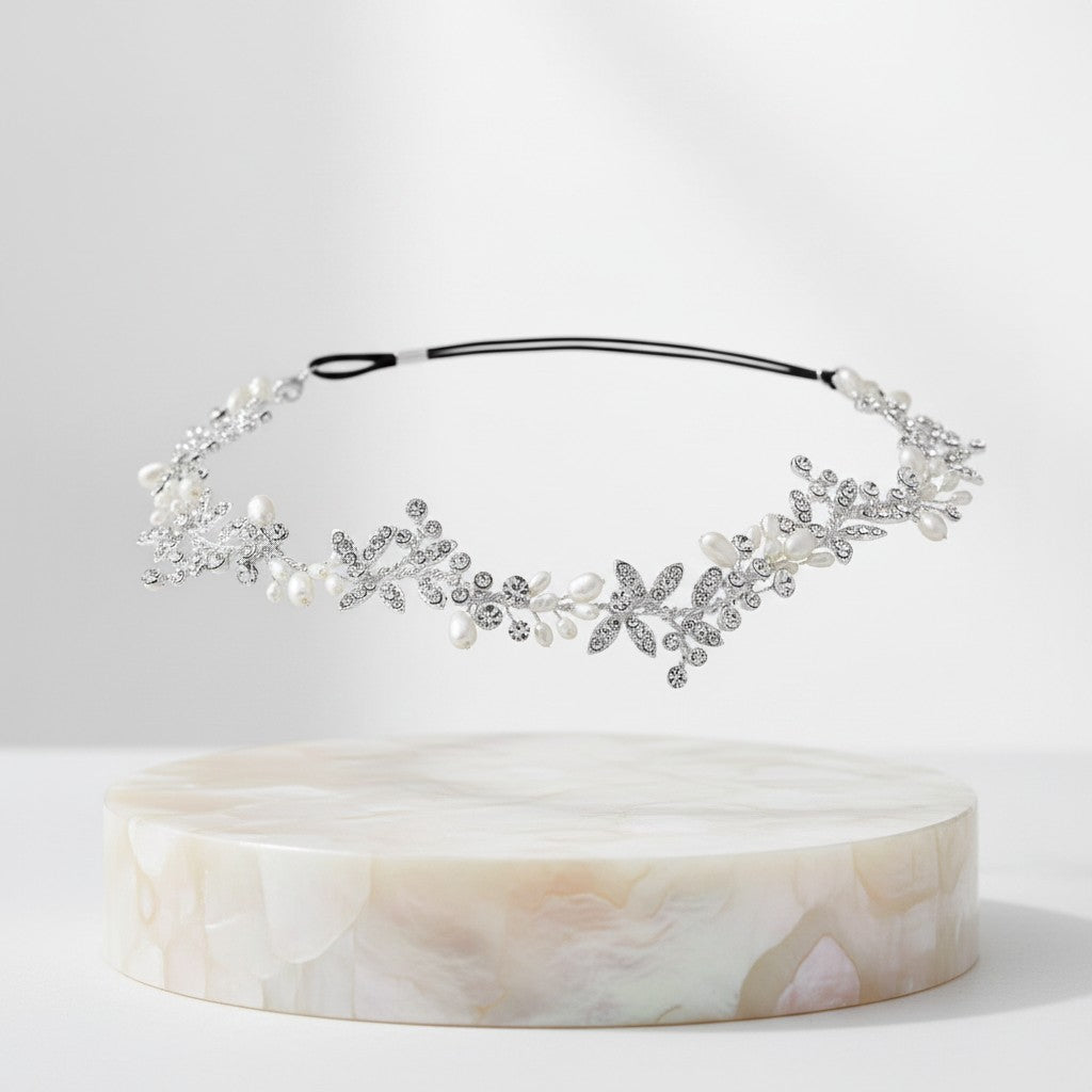 Luxe Embellished Hairvine  HP8 - SASSB - IVORY