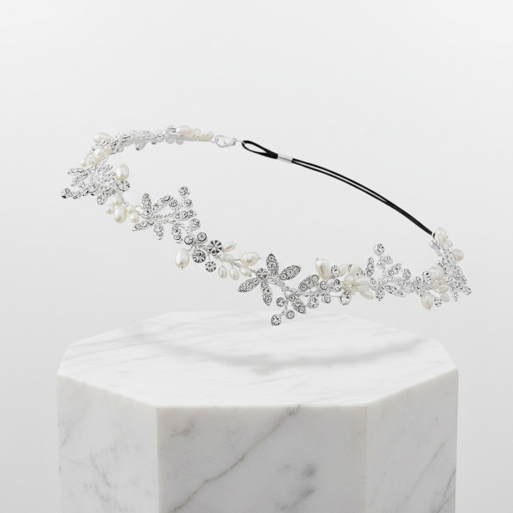 Luxe Embellished Hairvine  HP8 - SASSB - IVORY