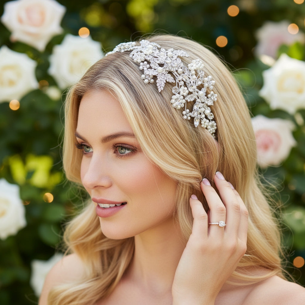 ROSALIE - Pearl Enchantment Headband - HDB28 - SassB