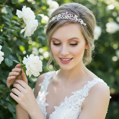 SERENA - Freshwater Pearl Tiara 4 Silver - SASSB