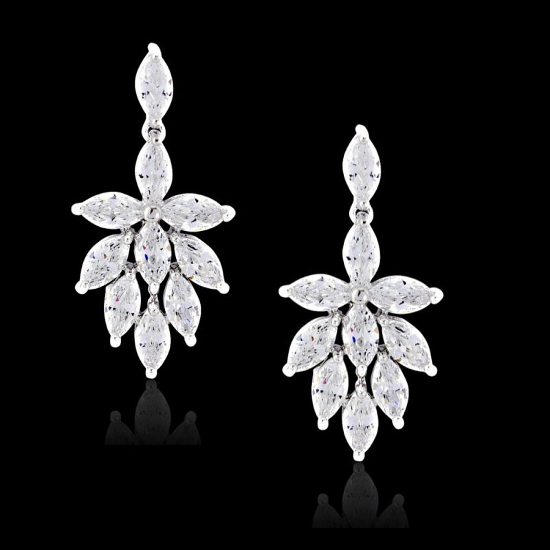 Cubic Zirconia Collection - Starlet Divine Earrings -ER331