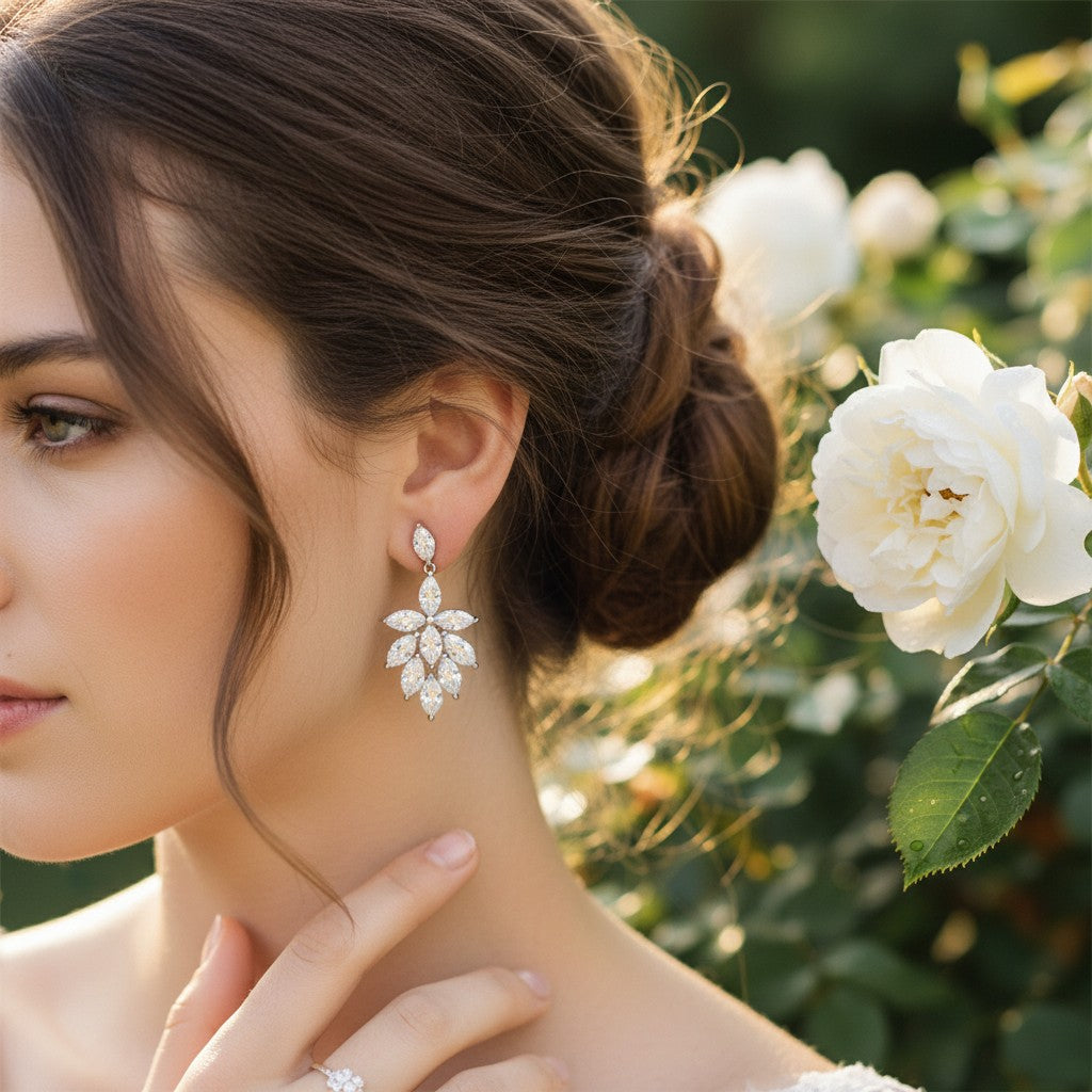Cubic Zirconia Collection - Starlet Divine Earrings -ER331