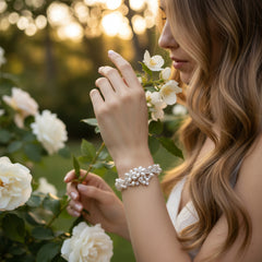 Divine Pearl Bracelet - Ivory - SASSB -BR12