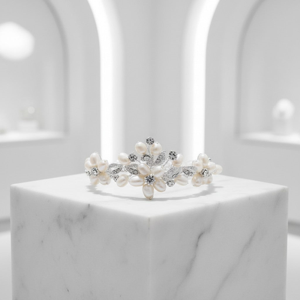 Divine Pearl Bracelet - Ivory - SASSB -BR12