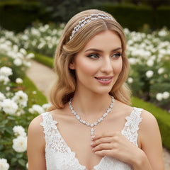 Crystal Shimmer Tiara Set - Elite