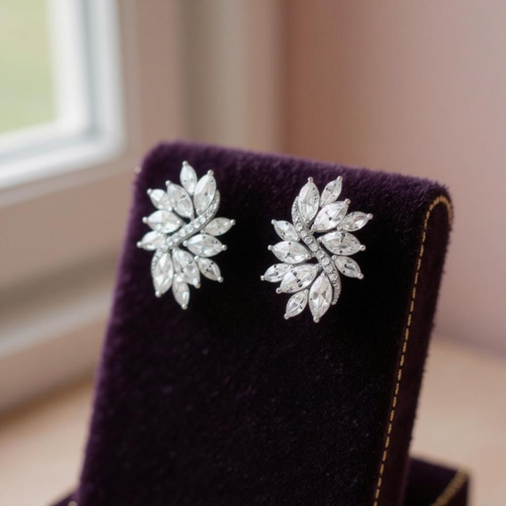 Eternally Chic Earrings - ER123 SILVER
