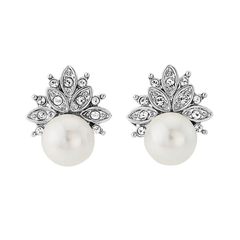 Cubic Zirconia Earrings - Chic Pearl CZER334