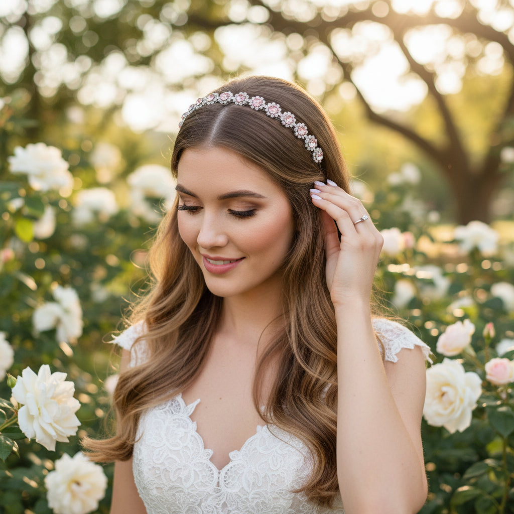 ATHENA COLLECTION - CRYSTAL HEADBAND SET - DAINTY DIVA AHB236