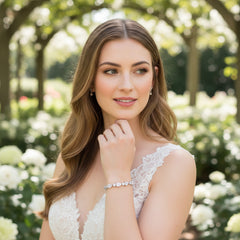 Cubic Zirconia - Classic Crystal Bracelet - BRA6