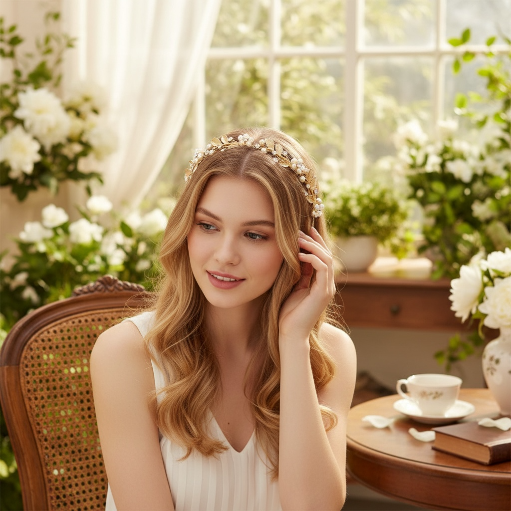 ATHENA COLLECTION - GOLD VINTAGE VINE - AHB238