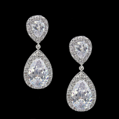 CLIP -ON Dazzling Crystal Earrings - ER142