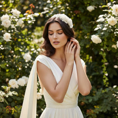 Melina Beauty Hair Band - SASSB Ivory HDB32