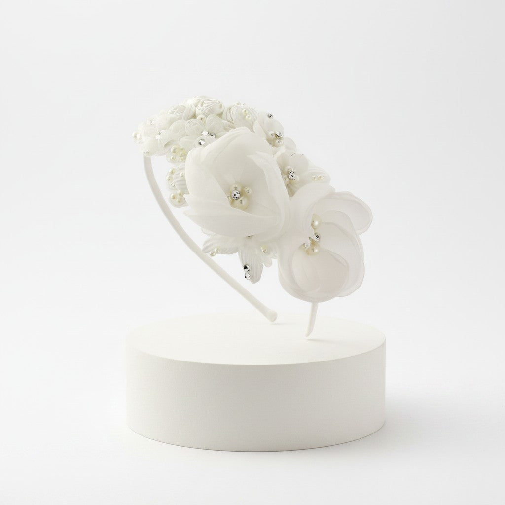 Melina Beauty Hair Band - SASSB Ivory HDB32