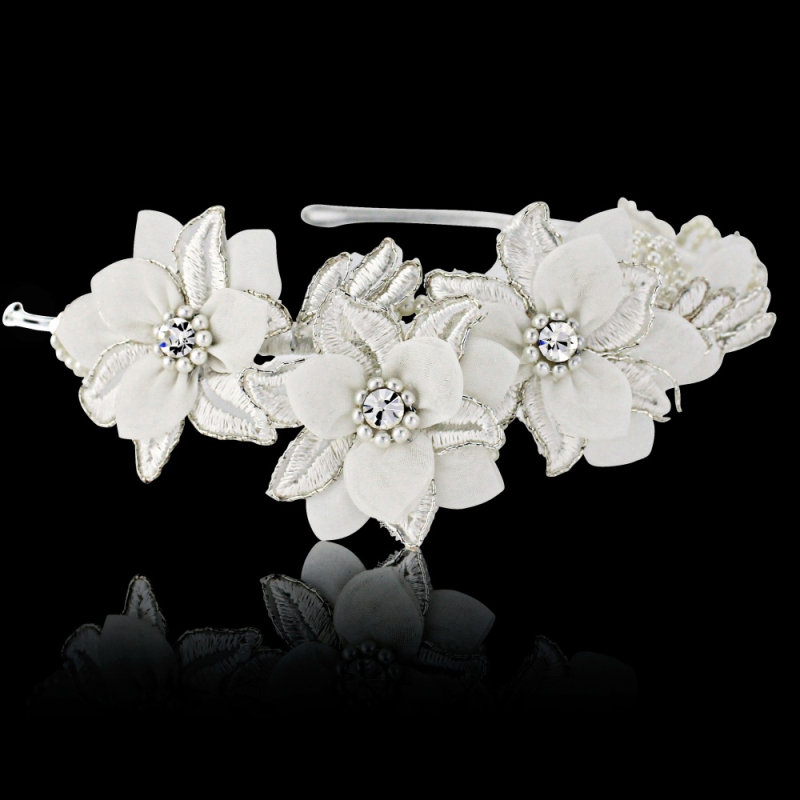 Marlene Vintage Charm Hair Band - Ivory SASSB HDB33