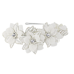 Marlene Vintage Charm Hair Band - Ivory SASSB HDB33