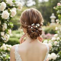 ATHENA COLLECTION - LUXE HAIR PIN SET - IVORY