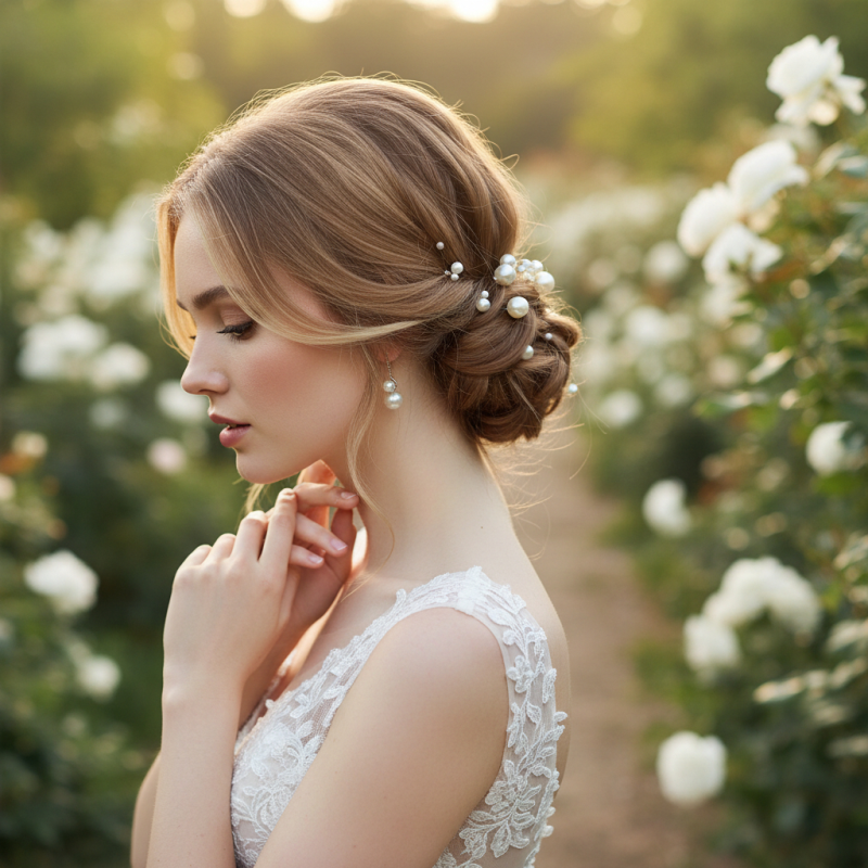 ATHENA COLLECTION - LUXE HAIR PIN SET - IVORY
