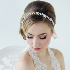 Leanna Crystal Luxe Hair Vine - IVORY HP19- SASSB