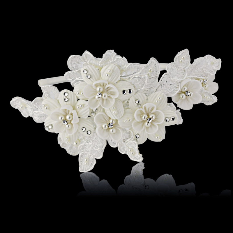 Arlene Chic Headband  SASSB- HDB37- Ivory