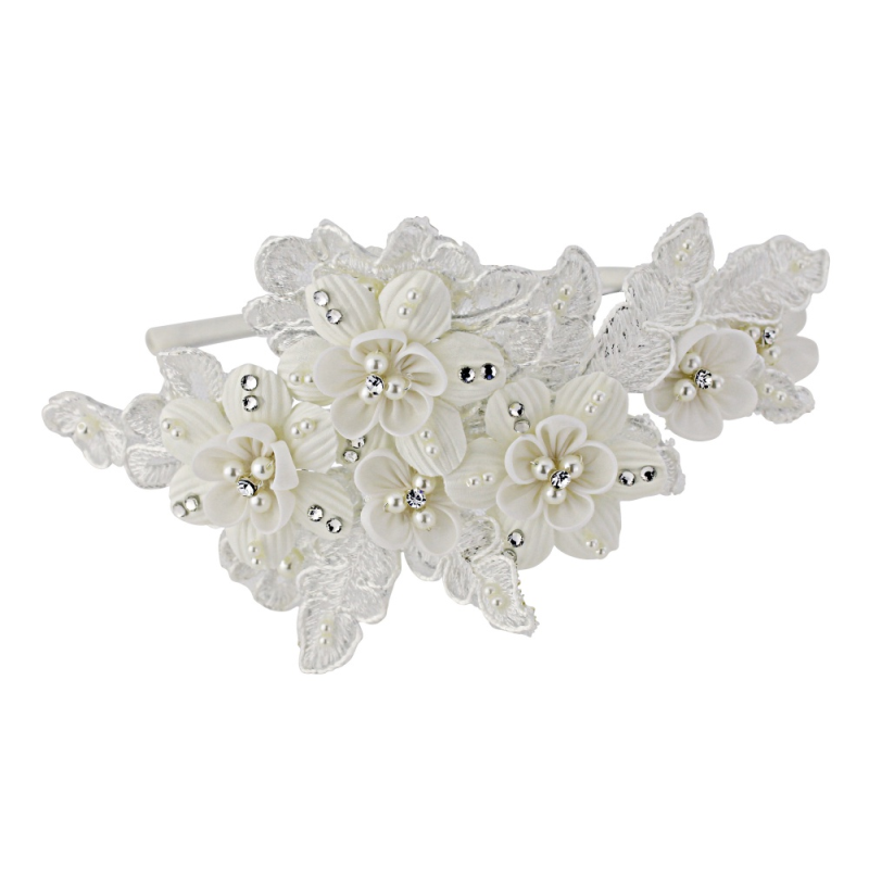 Arlene Chic Headband  SASSB- HDB37- Ivory