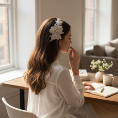 Arlene Chic Headband  SASSB- HDB37- Ivory