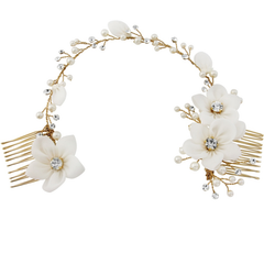 GOLD ANAIS BOHEMIAN CHIC HEADPIECE -HP7 Gold  - SASSB