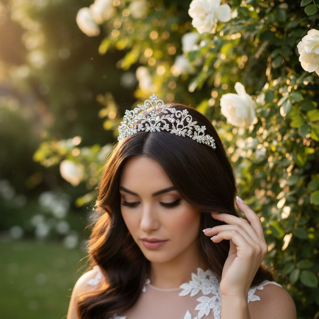 Rochelle Enchantment Tiara - CLEAR - SASSB Tiara 13
