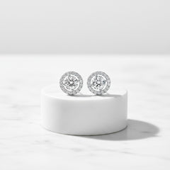 Cubic Zirconia Collection - CZ Crystal Stud Earrings - CZER357