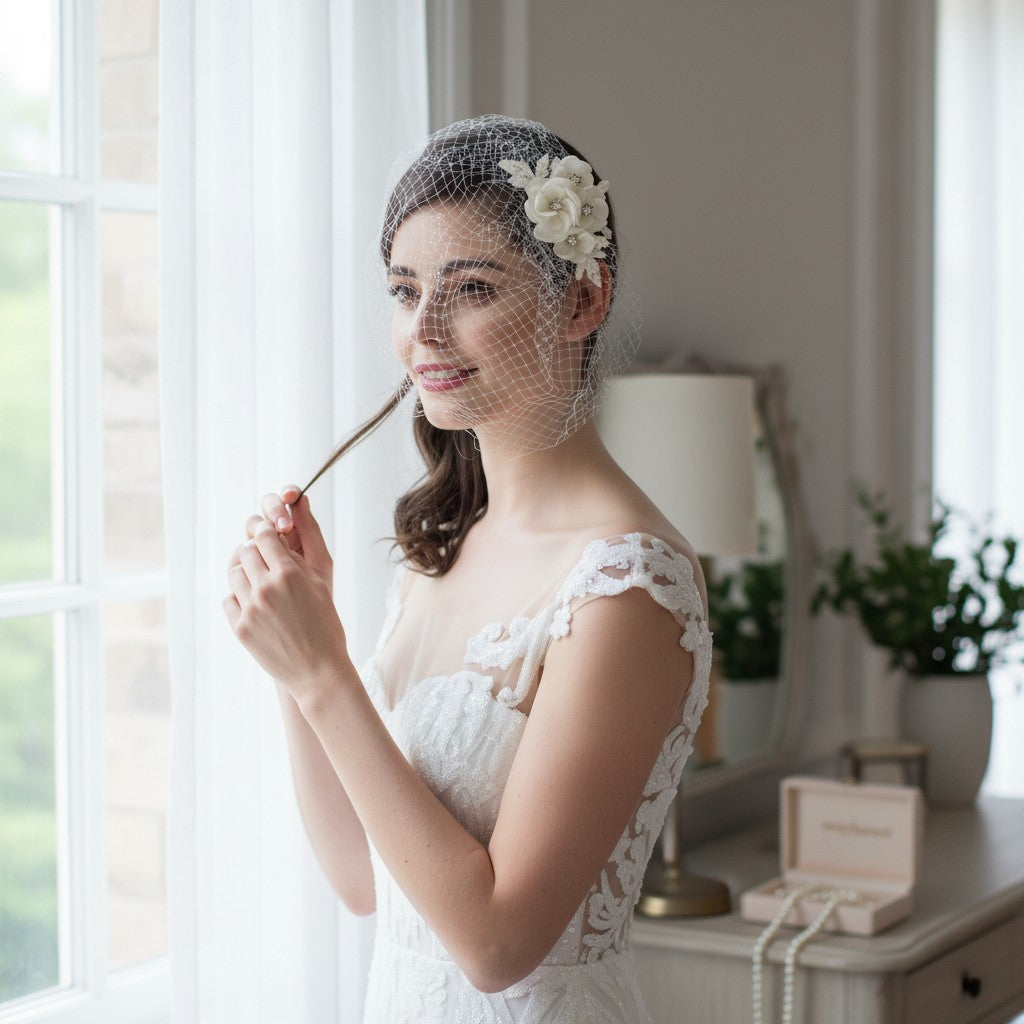 Vintage Charm Bird Cage Veil HP31- SASSB