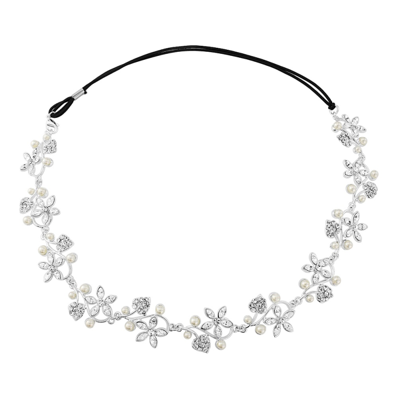 Marielle - Pearl Garland Headpiece - IVORY - SASSB