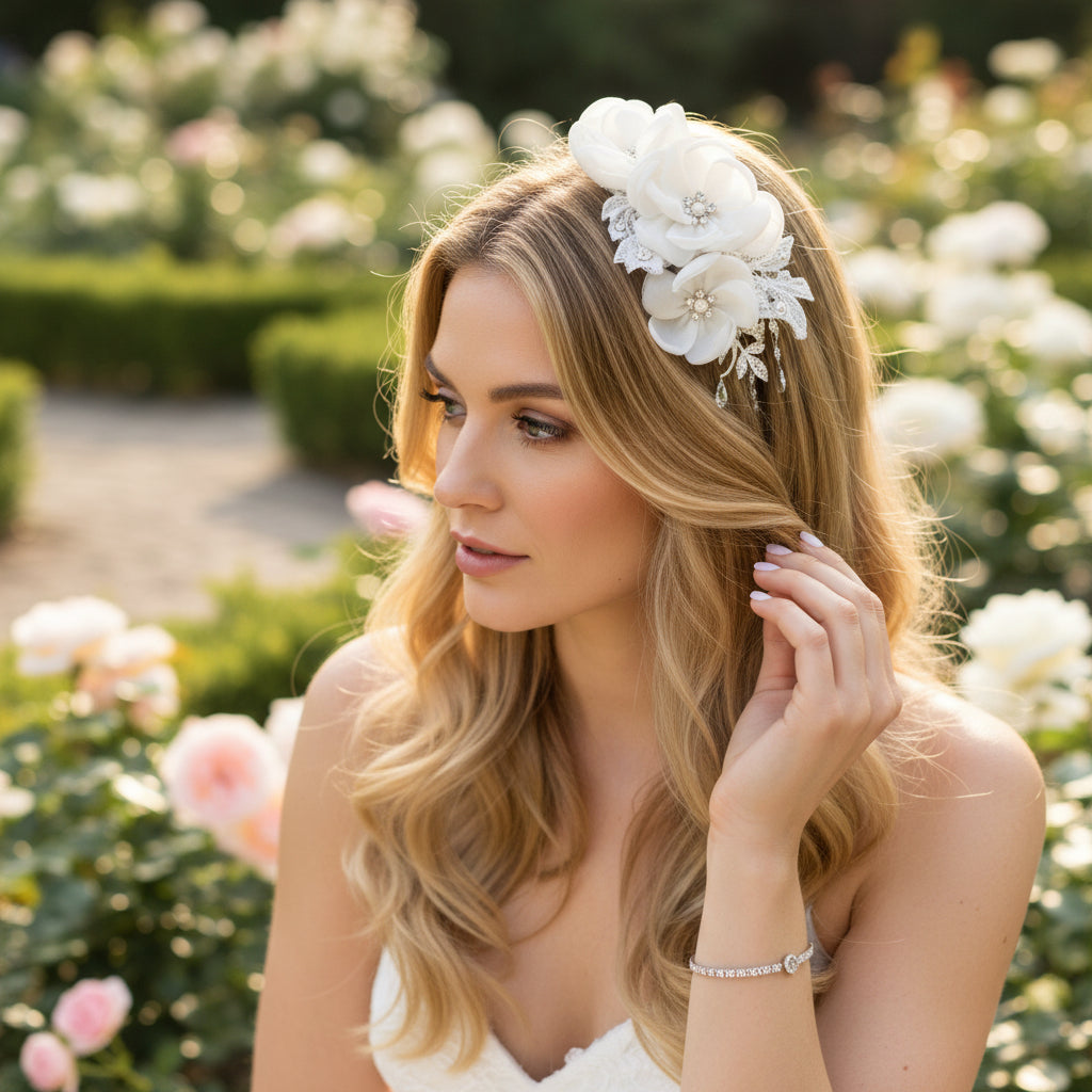 ISADORA HEADPIECE - Starlet Hair Comb - IVORY HP25 - SASSB