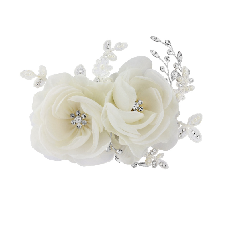 BLOSSOM HEADPIECE - Luxe Crystal Hair Comb -HC26 SASSB