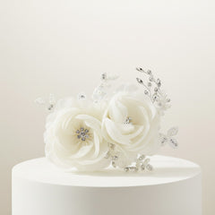 BLOSSOM HEADPIECE - Luxe Crystal Hair Comb -HC26 SASSB