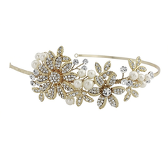 SCARLETT HEADBAND 14K GOLD (HDB9)- SASSB