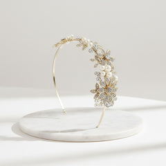 SCARLETT HEADBAND 14K GOLD (HDB9)- SASSB