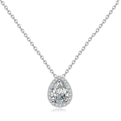 Cubic Zirconia Collection- Dainty Gem Necklace - CZNK35