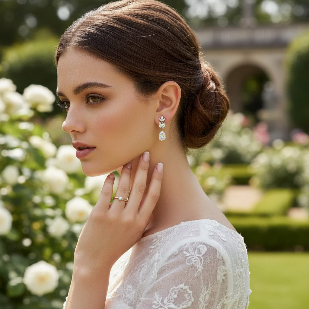Cubic Zirconia Collection - Starlet Chic Earrings - CZER368