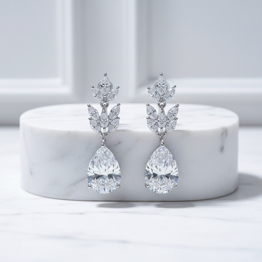 Cubic Zirconia Collection - Starlet Chic Earrings - CZER368