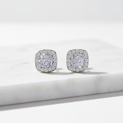 Cubic Zirconia Collection - Chic Stud Earrings - CZER376