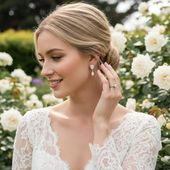 CUBIC ZIRCONIA COLLECTION - DAINTY EARRING COLLECTION