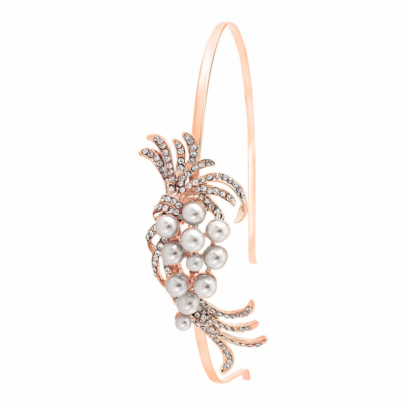 Chic Pearl Headband - AHB 1  ROSE GOLD