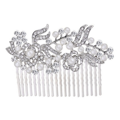 Glam Gatsby Style Comb - (SILVER) HC151