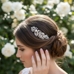 Glam Gatsby Style Comb - (SILVER) HC151