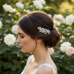 Glam Gatsby Style Comb - (SILVER) HC151