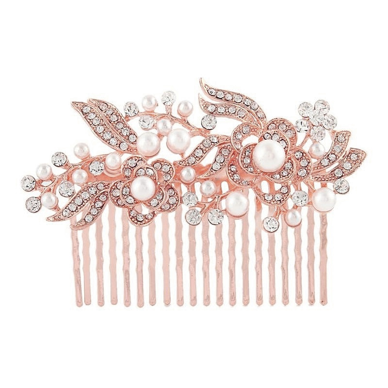 Glam Gatsby Style Comb - (Rose Gold) HC151