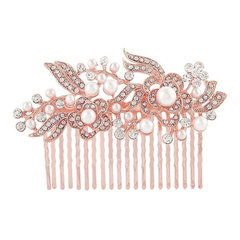 Glam Gatsby Style Comb - (Rose Gold) HC151